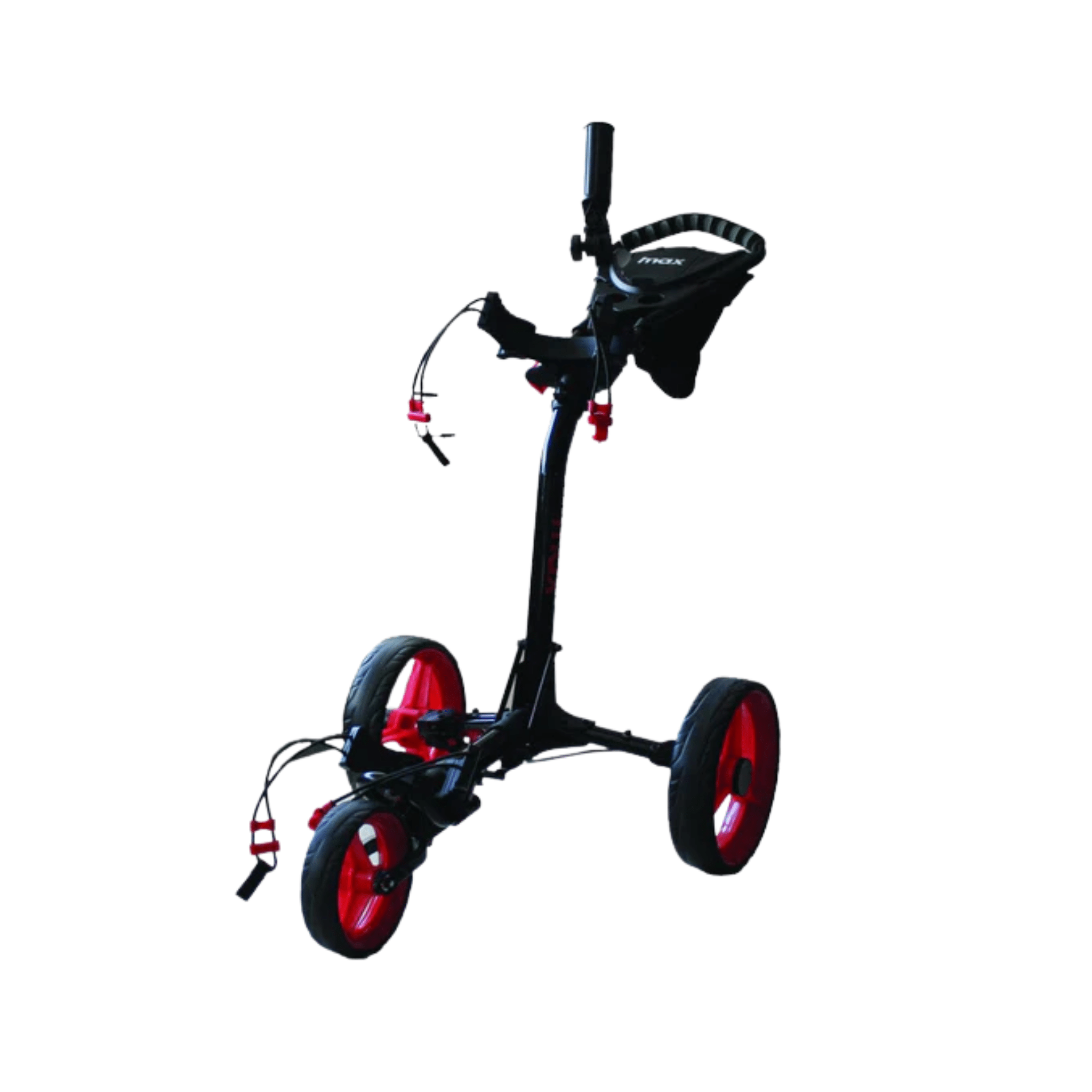 CHARIOT MANUEL 3 ROUES IMAX - NS3C NOIR ROUGE - Golf Passion