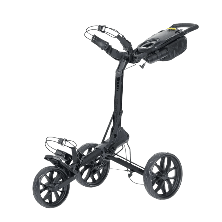 CHARIOT MANUEL 3 ROUES - SLIMFOLD BLACK BLACK - Golf Passion