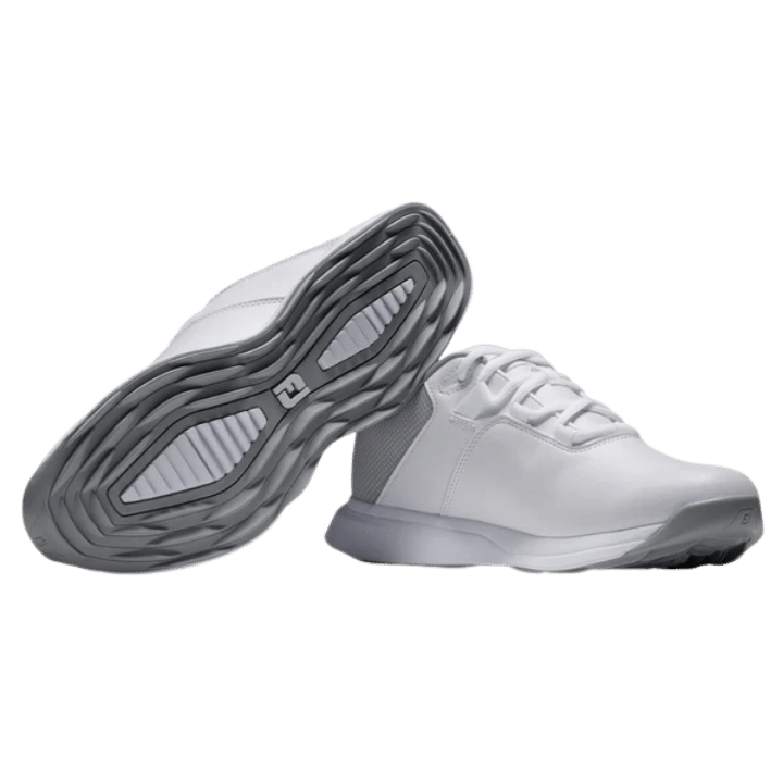 CHAUSSURE AVEC CRAMPON FOOTJOY - PRO LITE WHITE GREY - Golf Passion