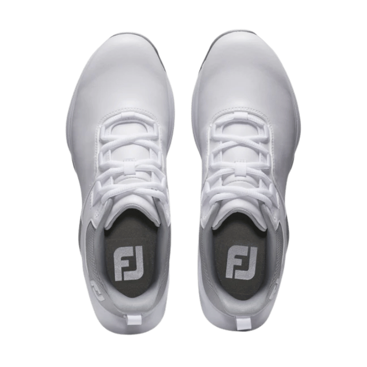 CHAUSSURE AVEC CRAMPON FOOTJOY - PRO LITE WHITE GREY - Golf Passion
