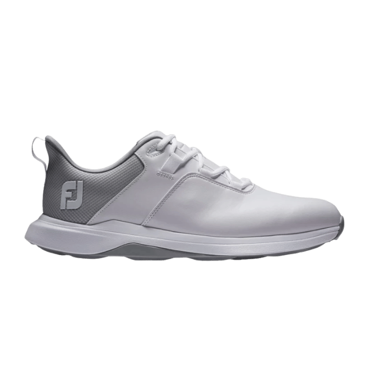 CHAUSSURE AVEC CRAMPON FOOTJOY - PRO LITE WHITE GREY - Golf Passion