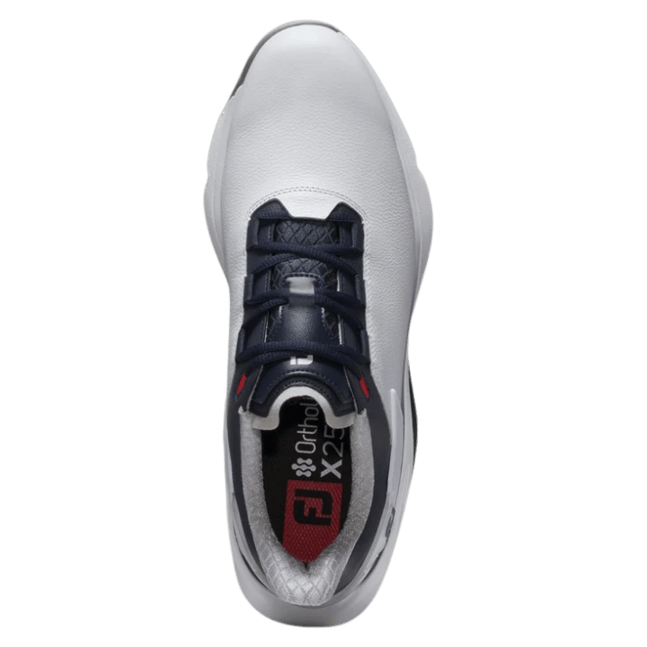 CHAUSSURE AVEC CRAMPON FOOTJOY - PRO SLX WHITE/NAVY/RED - Golf Passion