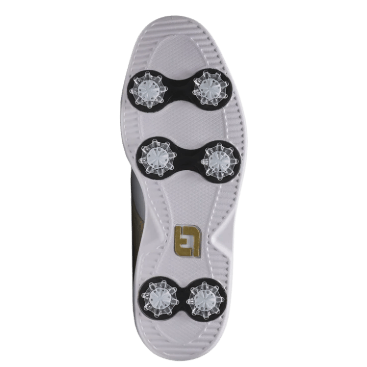 CHAUSSURE AVEC CRAMPON FOOTJOY - TRADITION BLANC/TAUPE/NOIR - Golf Passion