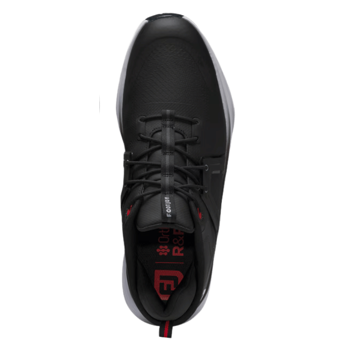 CHAUSSURE AVEC CRAMPON - HYPERFLEX BLACK/WHITE/RED - Golf Passion