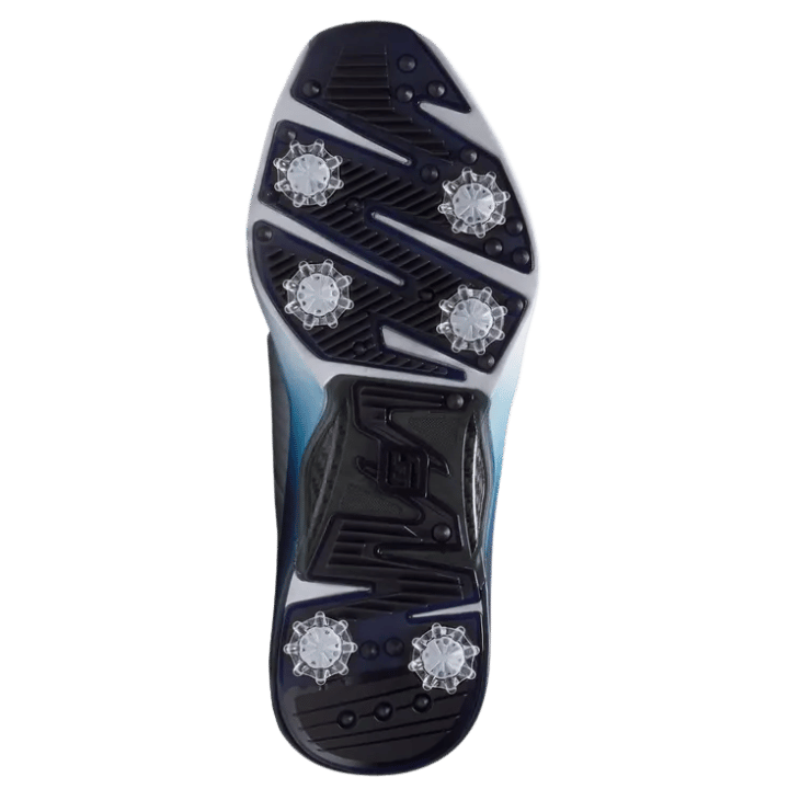 CHAUSSURE AVEC CRAMPON - HYPERFLEX CARBON WHITE/BLUE - Golf Passion