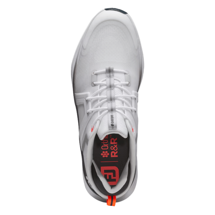 CHAUSSURE AVEC CRAMPON - HYPERFLEX WHITE/BLACK/RED - Golf Passion
