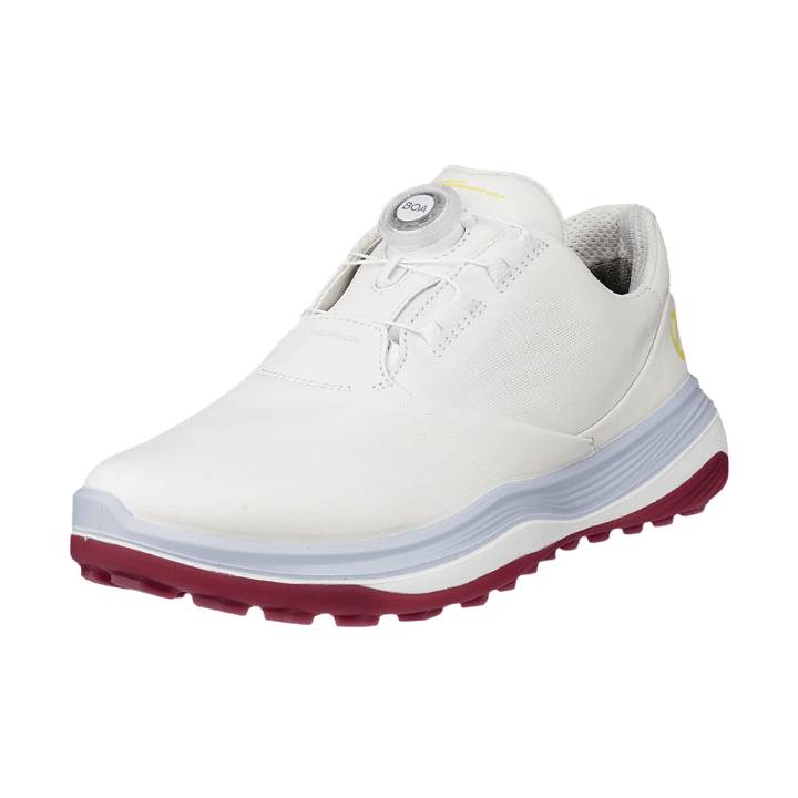 CHAUSSURE SANS CRAMPON ECCO - GOLF LT1 BOA BLANC ROUGE - Ecco - Golf Passion