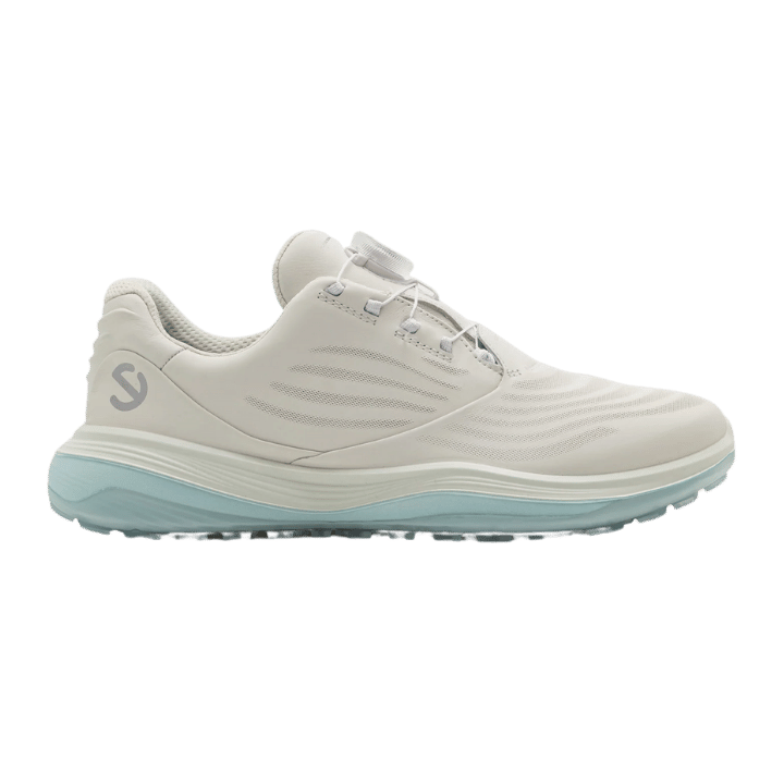 CHAUSSURE SANS CRAMPON ECCO - LT1 BOA WHITE PETROL - Golf Passion