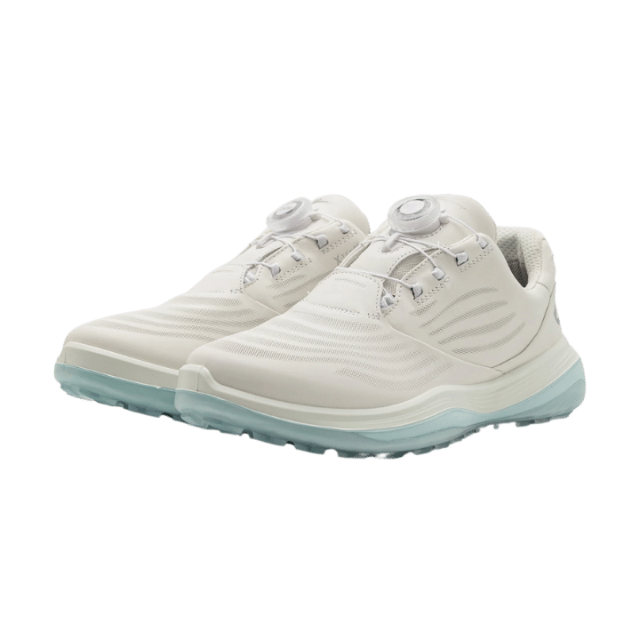 CHAUSSURE SANS CRAMPON ECCO - LT1 BOA WHITE PETROL - Golf Passion