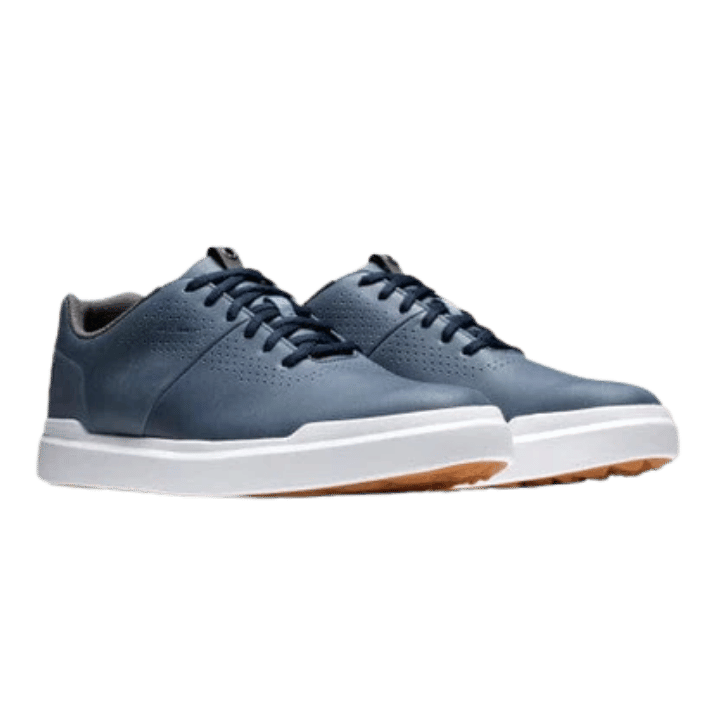 CHAUSSURE SANS CRAMPON FOOTJOY - CONTOUR CASUAL NAVY WHITE TAN - Golf Passion