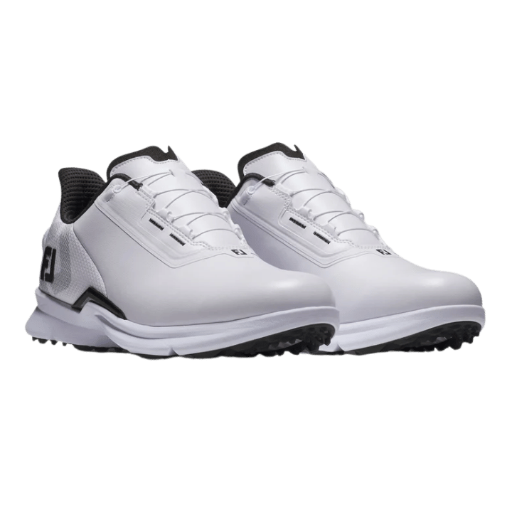 CHAUSSURE SANS CRAMPON FOOTJOY - FUEL WHITE GREY BOA - Golf Passion