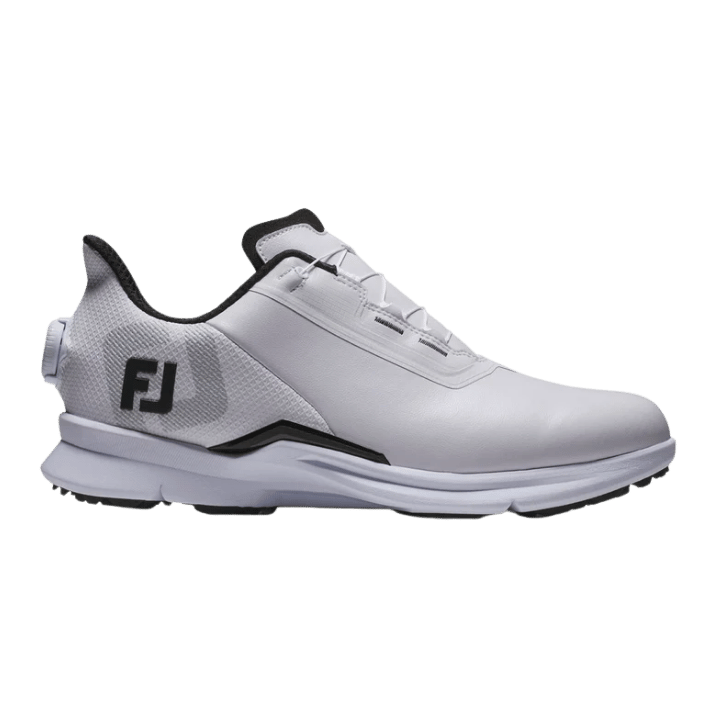 CHAUSSURE SANS CRAMPON FOOTJOY - FUEL WHITE GREY BOA - Golf Passion