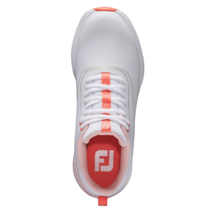 CHAUSSURE SANS CRAMPON FOOTJOY - PERFORMA BLANC/CORAIL - Golf Passion