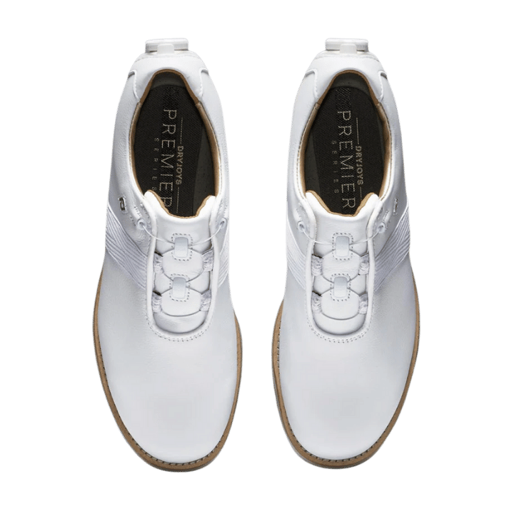 CHAUSSURE SANS CRAMPON FOOTJOY - PREMIERE SERIES ALL WHITE BOA - Golf Passion