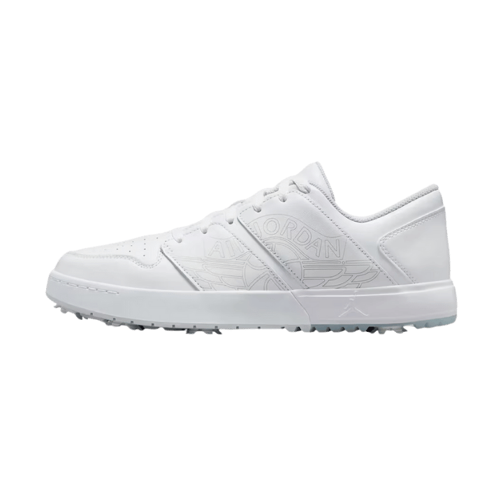 CHAUSSURE SANS CRAMPON JORDAN - NU RETRO 1 G WHITE PLATINIUM - Golf Passion