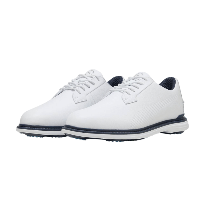 CHAUSSURE SANS CRAMPON - ROYALE WHITE DEEP NAVY - Golf Passion