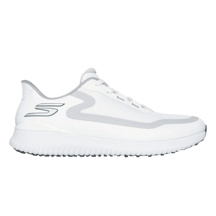 CHAUSSURE SANS CRAMPON SKECHERS - GO GOLF FLIGHT WHITE GREY - Golf Passion