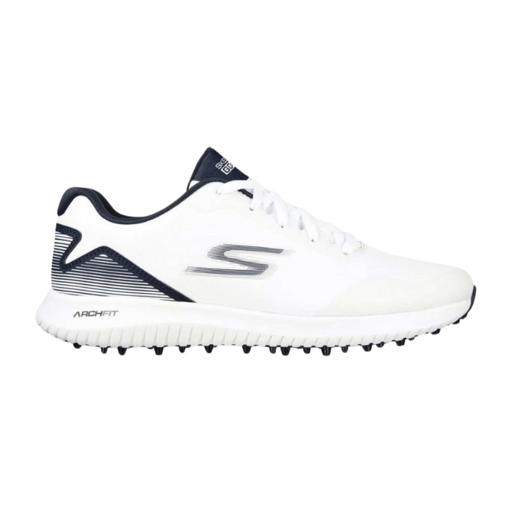 CHAUSSURE SANS CRAMPON SKECHERS - GO GOLF MAX 2 WHITE NAVY - Golf Passion