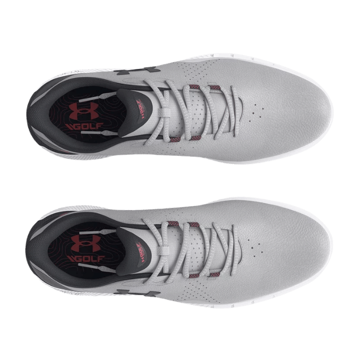 CHAUSSURE SANS CRAMPON UNDER ARMOUR - DRIVE FADE SL MOD GREY BLACK - Golf Passion
