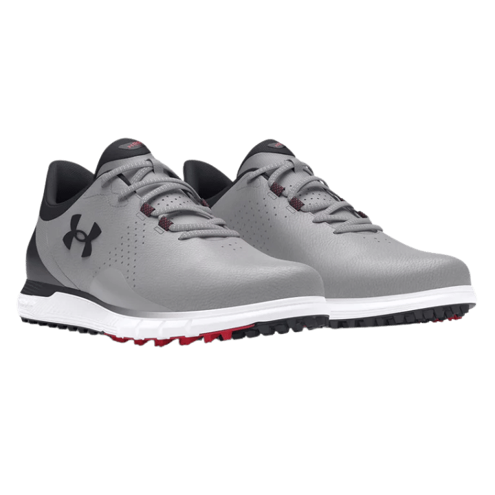 CHAUSSURE SANS CRAMPON UNDER ARMOUR - DRIVE FADE SL MOD GREY BLACK - Golf Passion