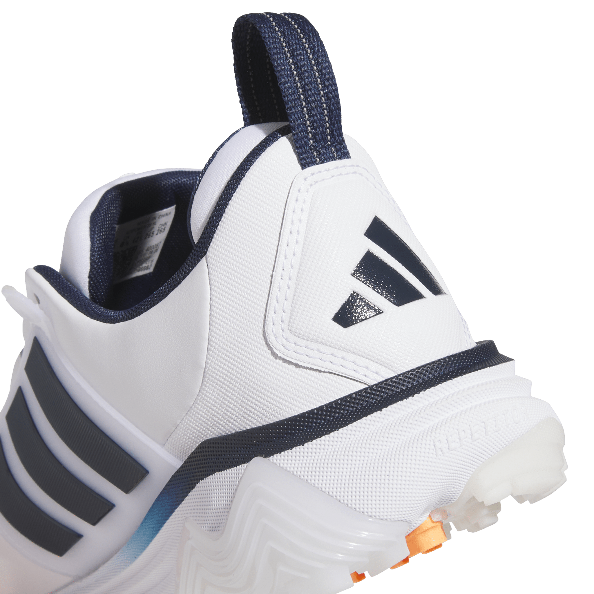 CHAUSSURE SANS CRAMPONS - ADIPOWER 26 SL BLANC MARINE ORANGE - Adidas - Golf Passion