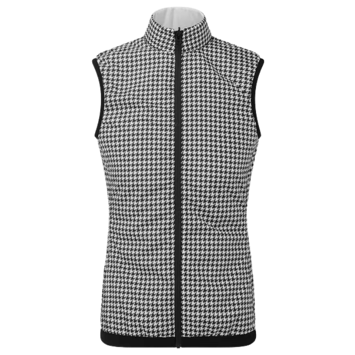 DOUDOUNE SANS MANCHE FOOTJOY - INSULATED REVERSIBLE BLANC NOIR - Golf Passion