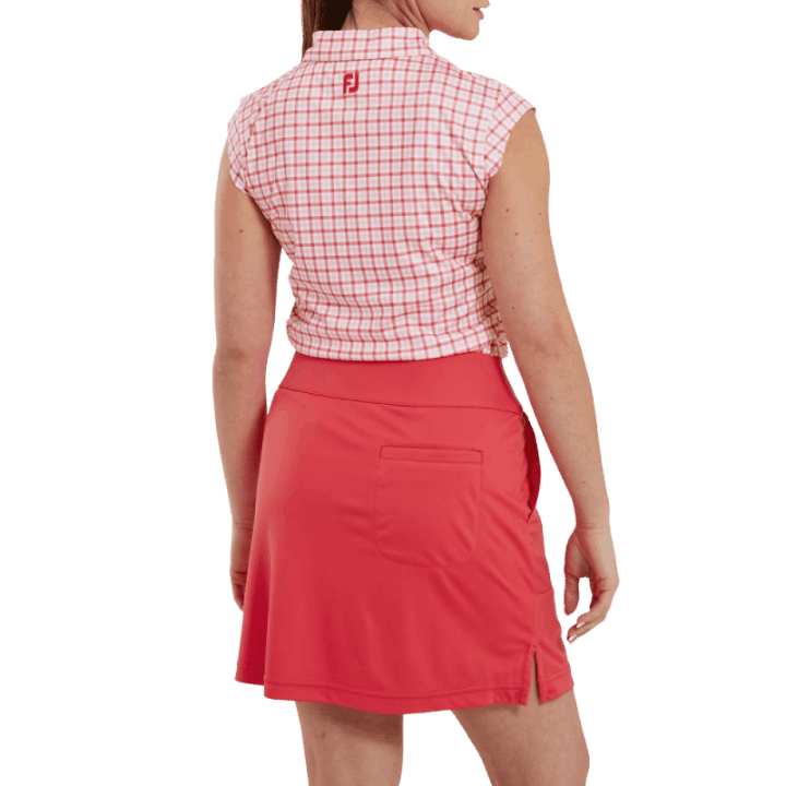 JUPES FOOTJOY AVEC OURLET IMPRIMÉ VICHY ROUGE - Golf Passion