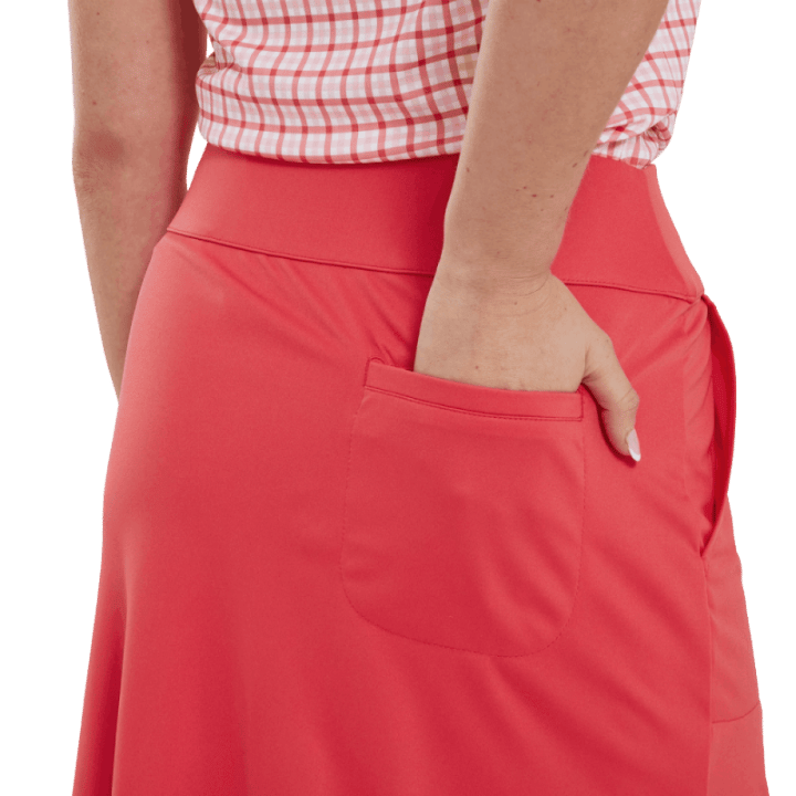JUPES FOOTJOY AVEC OURLET IMPRIMÉ VICHY ROUGE - Golf Passion