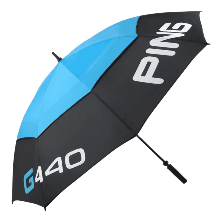 PARAPLUIE PING - G440 DOUBLE CANOPY BLUE BLACK - Golf Passion