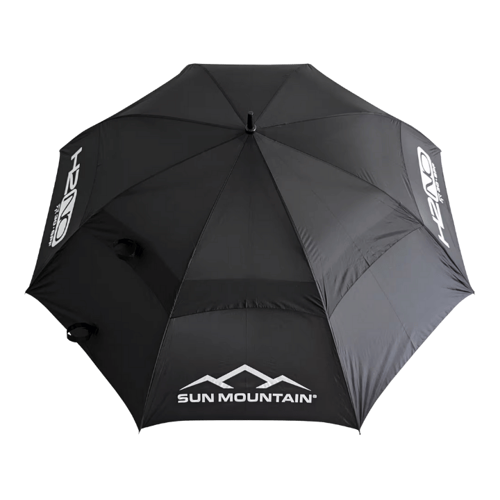 PARAPLUIE SUN MOUNTAIN - H2NO UV 50 VISION BLACK - Golf Passion