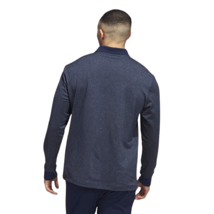 POLO ADIDAS - ESSENTIAL LONG SLEEVE COLLEGIATE NAVY - Golf Passion
