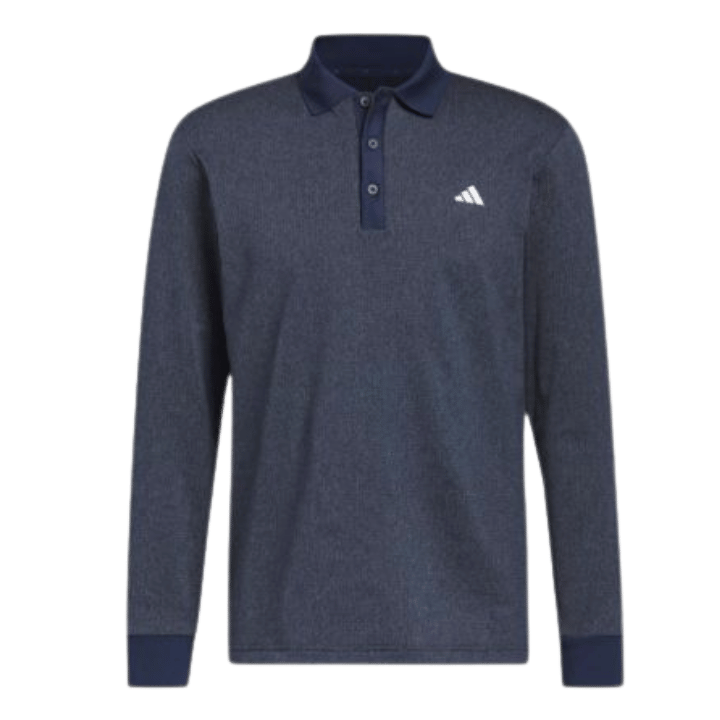 POLO ADIDAS - ESSENTIAL LONG SLEEVE COLLEGIATE NAVY - Golf Passion