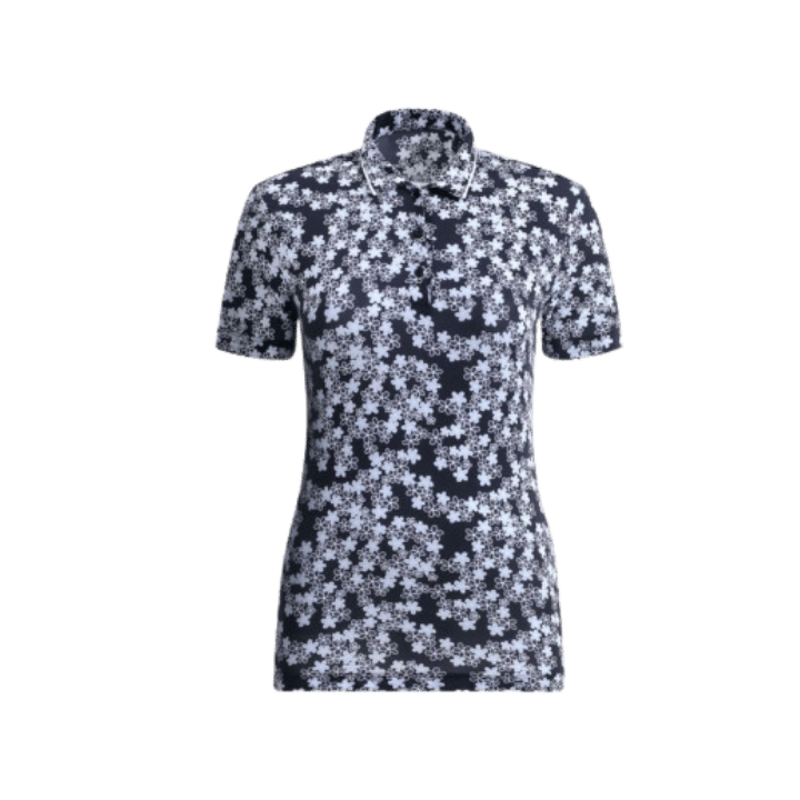 POLO CHERVO - ADDISABEBA MARINE FLEUR BLEU - Golf Passion