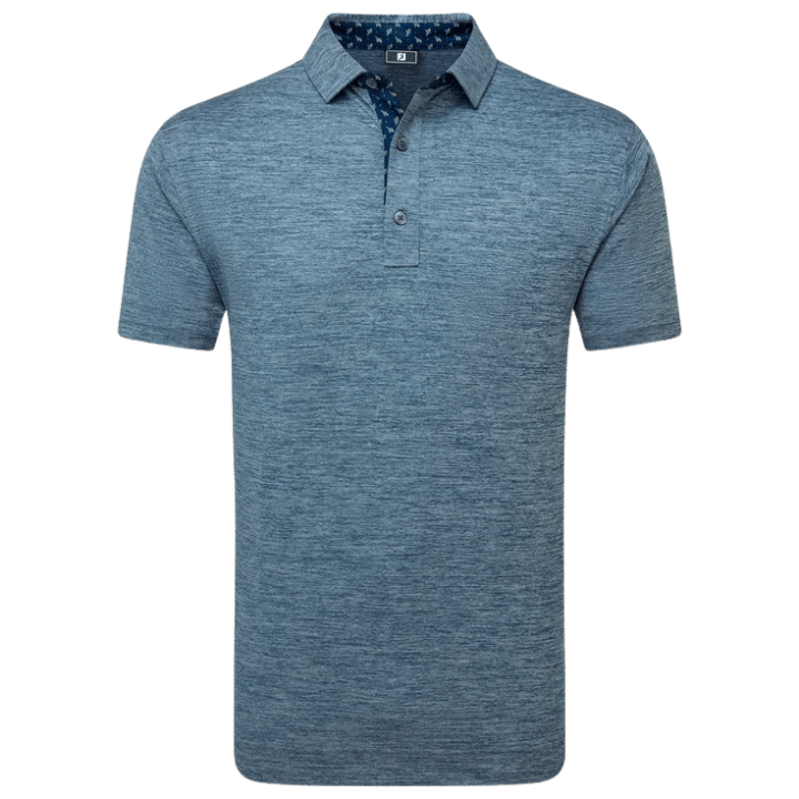 POLO FOOTJOY - HEATHER LISLE WHITE NAVY - Golf Passion