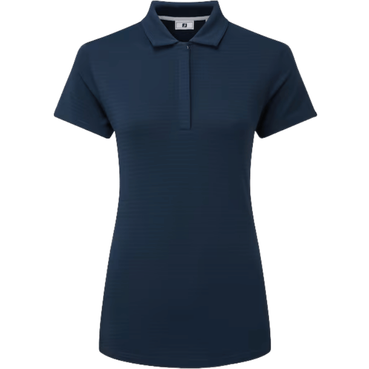 POLO FOOTJOY - JACQUARD SS NAVY - Golf Passion