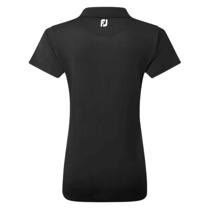 POLO FOOTJOY - PIQUÉ UNI NOIR - Golf Passion