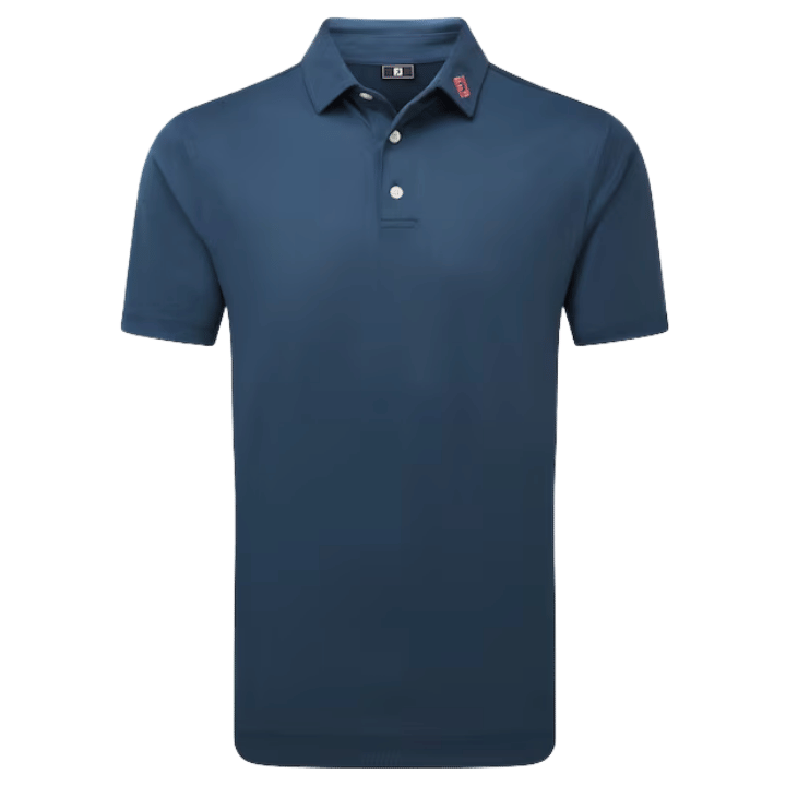 POLO FOOTJOY - STRETCH PIQUE SOLID DARK DENIM - Golf Passion