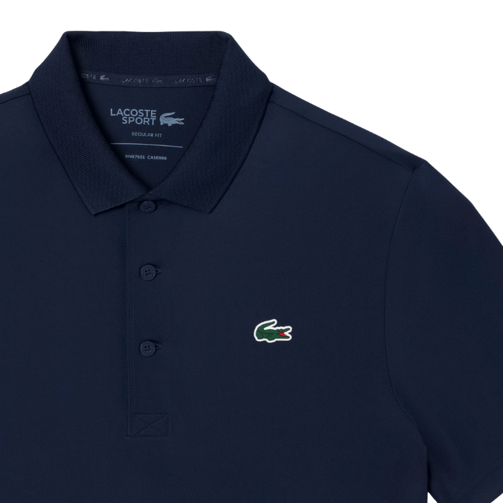 POLO LACOSTE - REGULAR FIT NAVY BLUE - Golf Passion