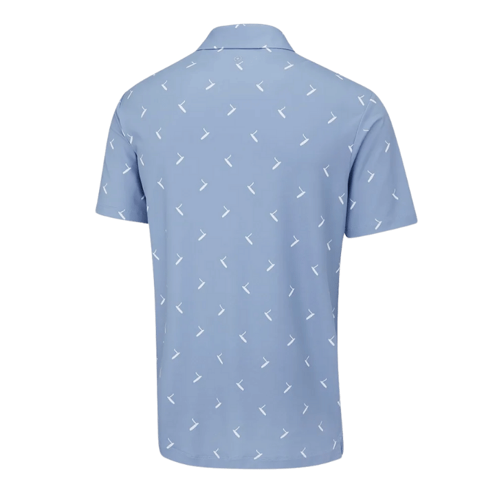 POLO PING - GOLD PUTTER PRINTED SPRING BLUE - Golf Passion