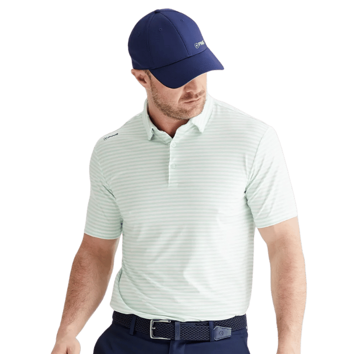 POLO PING - OWAIN VERT BLANC - Golf Passion