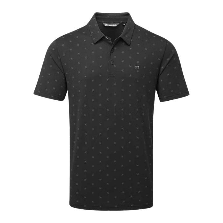 POLO TRAVIS MATHEW - BEACH PIT Noir - Golf Passion
