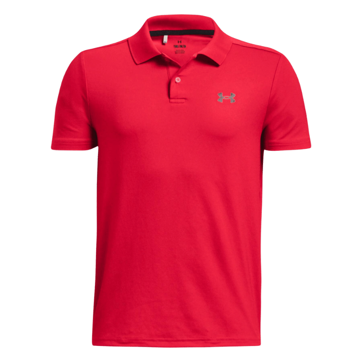 POLO UNDER ARMOUR - PERFORMANCE ROUGE NOIR - Golf Passion