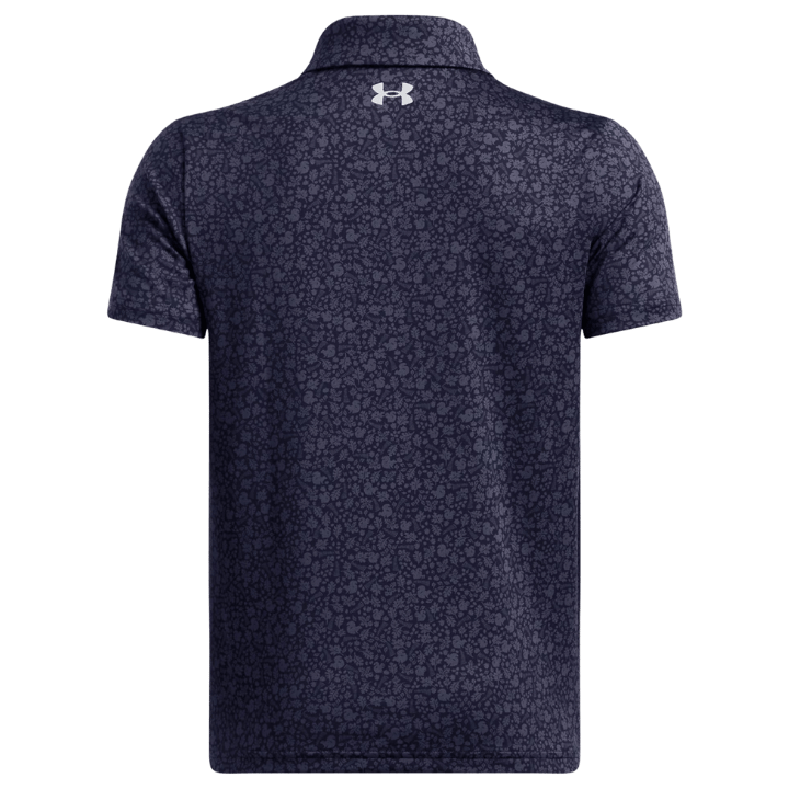 POLO UNDER ARMOUR - PLAYOFF PRINTED MARINE GRIS - Golf Passion