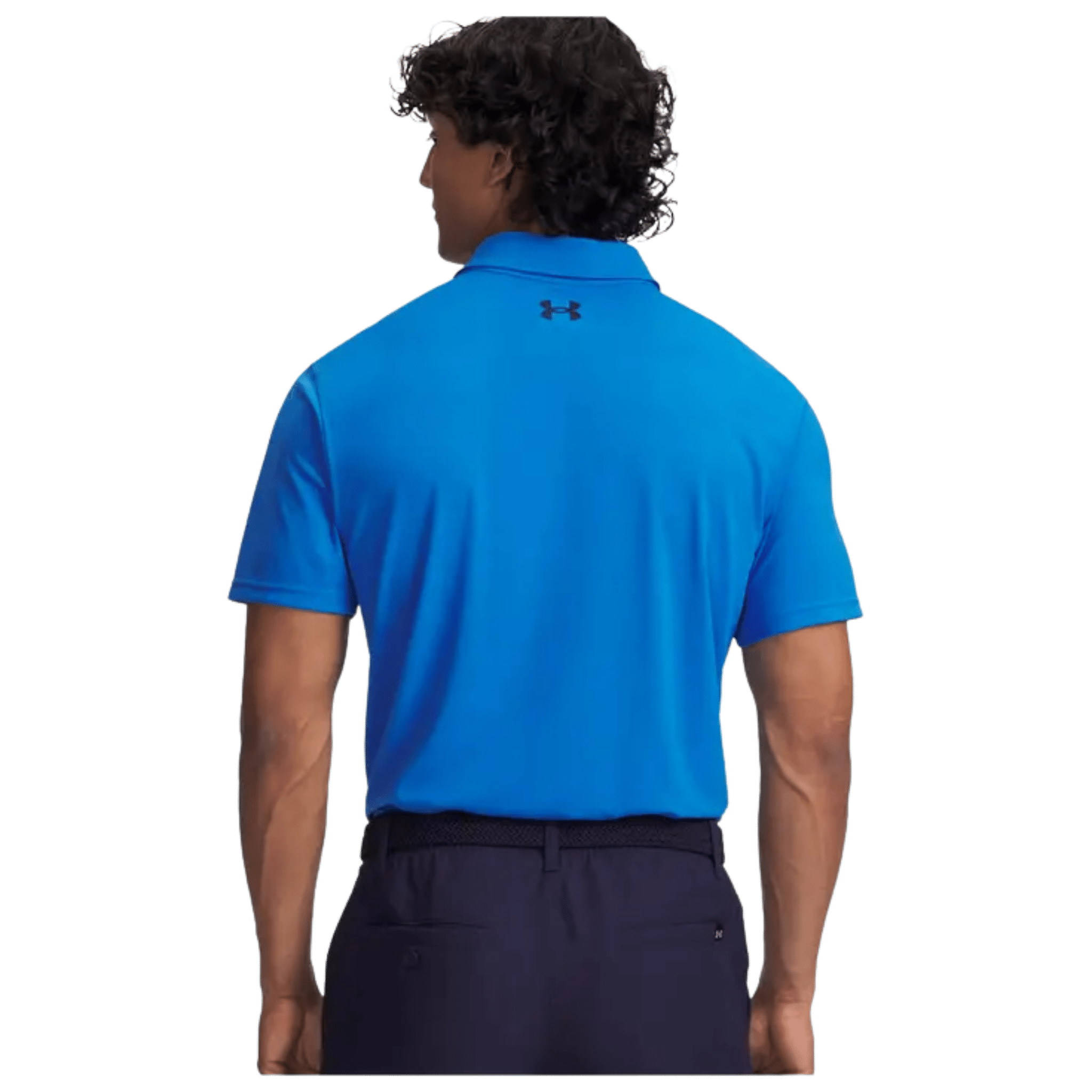 POLO UNDER ARMOUR - T2G PIQUE BLEU - Golf Passion
