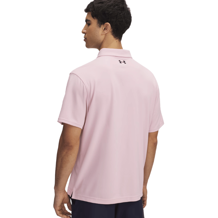 POLO UNDER ARMOUR - T2G PIQUE PRIME ROSE MARINE - Golf Passion