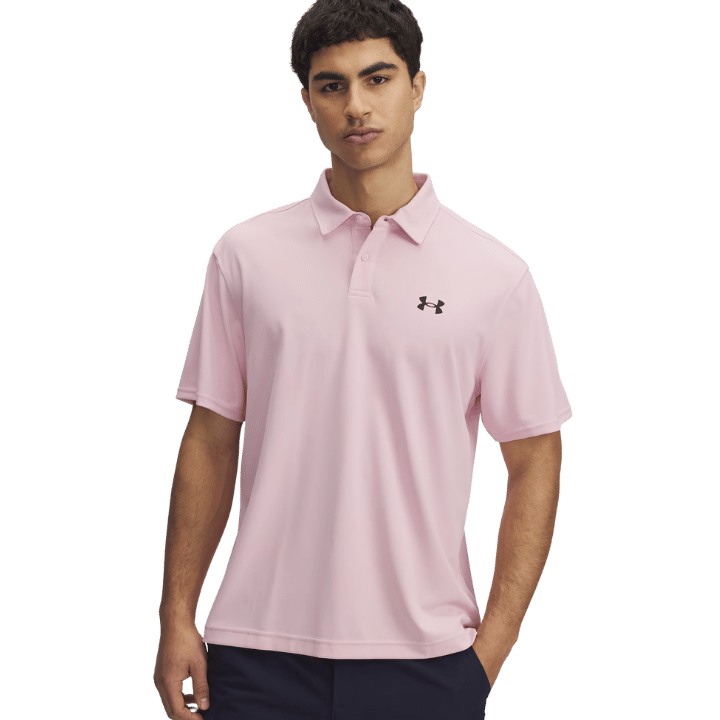 POLO UNDER ARMOUR - T2G PIQUE PRIME ROSE MARINE - Golf Passion