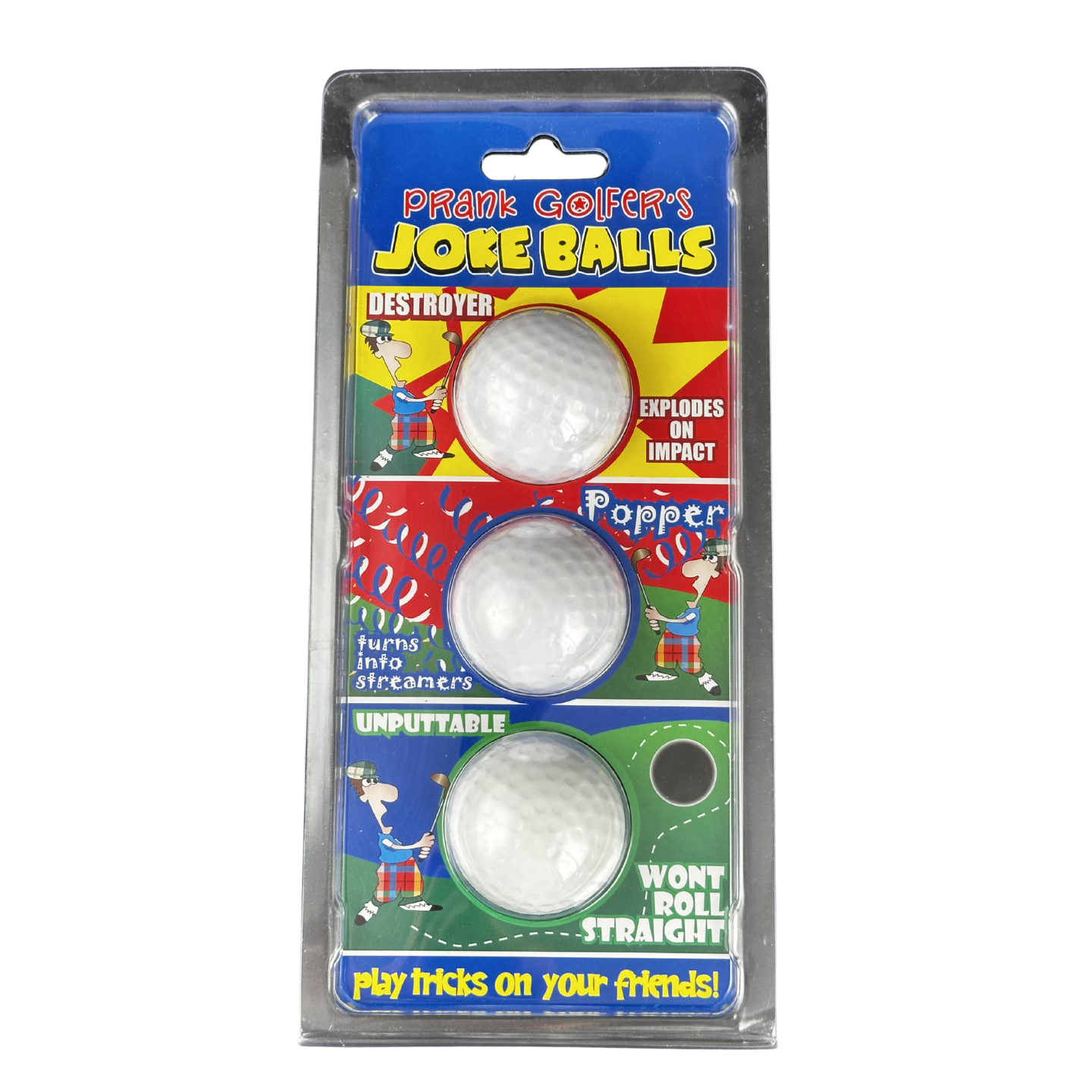 PRANK GOLFER'S JOKE BALLS - Boston - Golf Passion