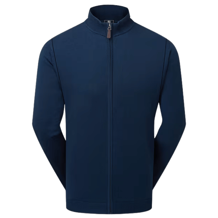 PULLS & SWEATS FOOTJOY - DRIRELEASE FULL - ZIP LINED BLEU MARINE - Golf Passion