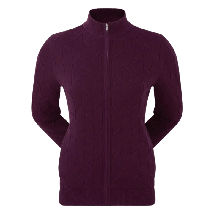 PULLS & SWEATS FOOTJOY - FULL ZIP LINED VIOLET - Golf Passion