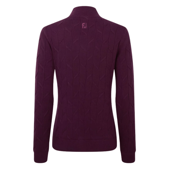 PULLS & SWEATS FOOTJOY - FULL ZIP LINED VIOLET - Golf Passion
